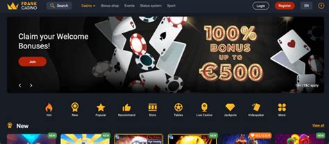 frank casino free spins|Frank Casino Bonus Code: 20 Free Spins + €500 [Aug 2024].
